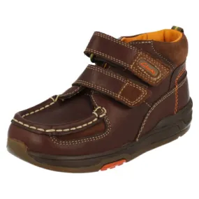 Boys Clarks Ankle Boots Iced