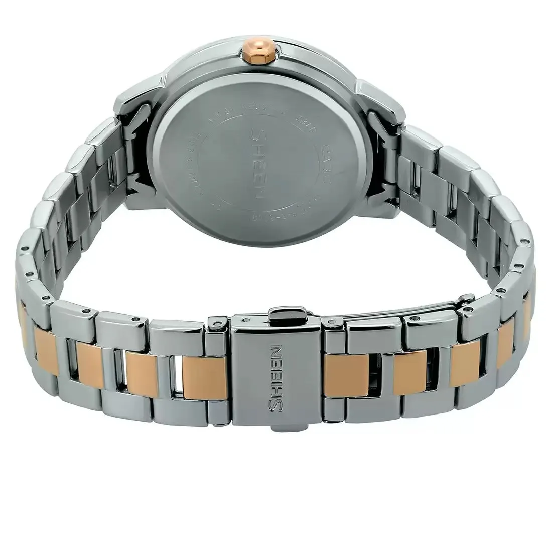 Casio Sheen Rose Gold Dial Women 34mm