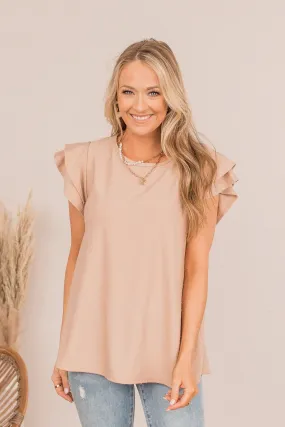 Comfortable In My Own Skin Top- Taupe