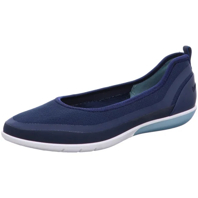 Ecco comfortable slippers for women blue