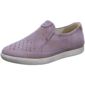 Ecco comfortable slippers for women purple