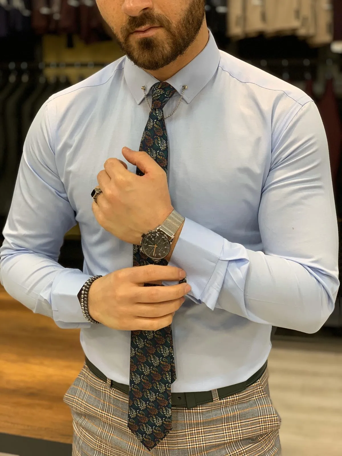 Ferrar Sky Blue Classic Shirt