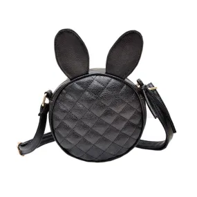 Forward Women Girl Rabbit Ear Round PU Leather Hbag Shoulder Messenger Bags