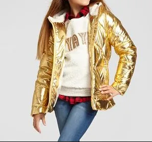 Girls’ Short Puffer Jacket - Puffer Jackets