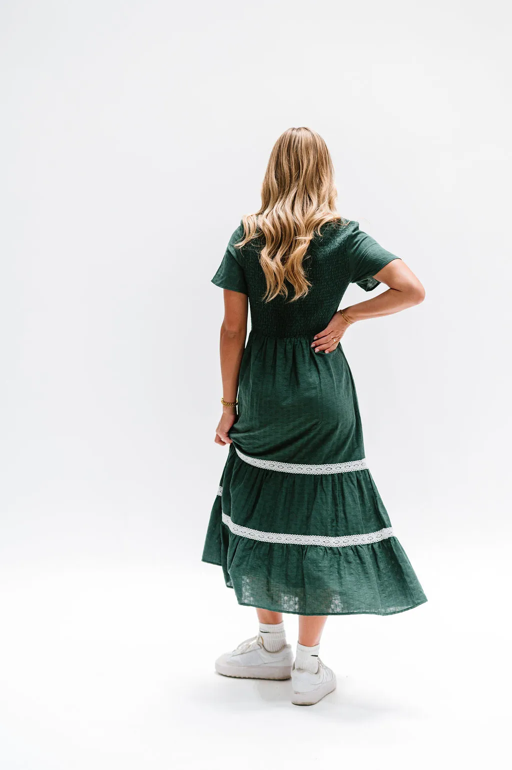 Isla Dress in Green