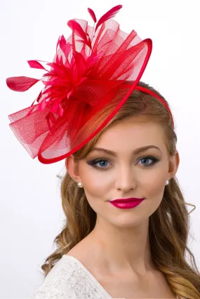 Isla Fascinator - Red