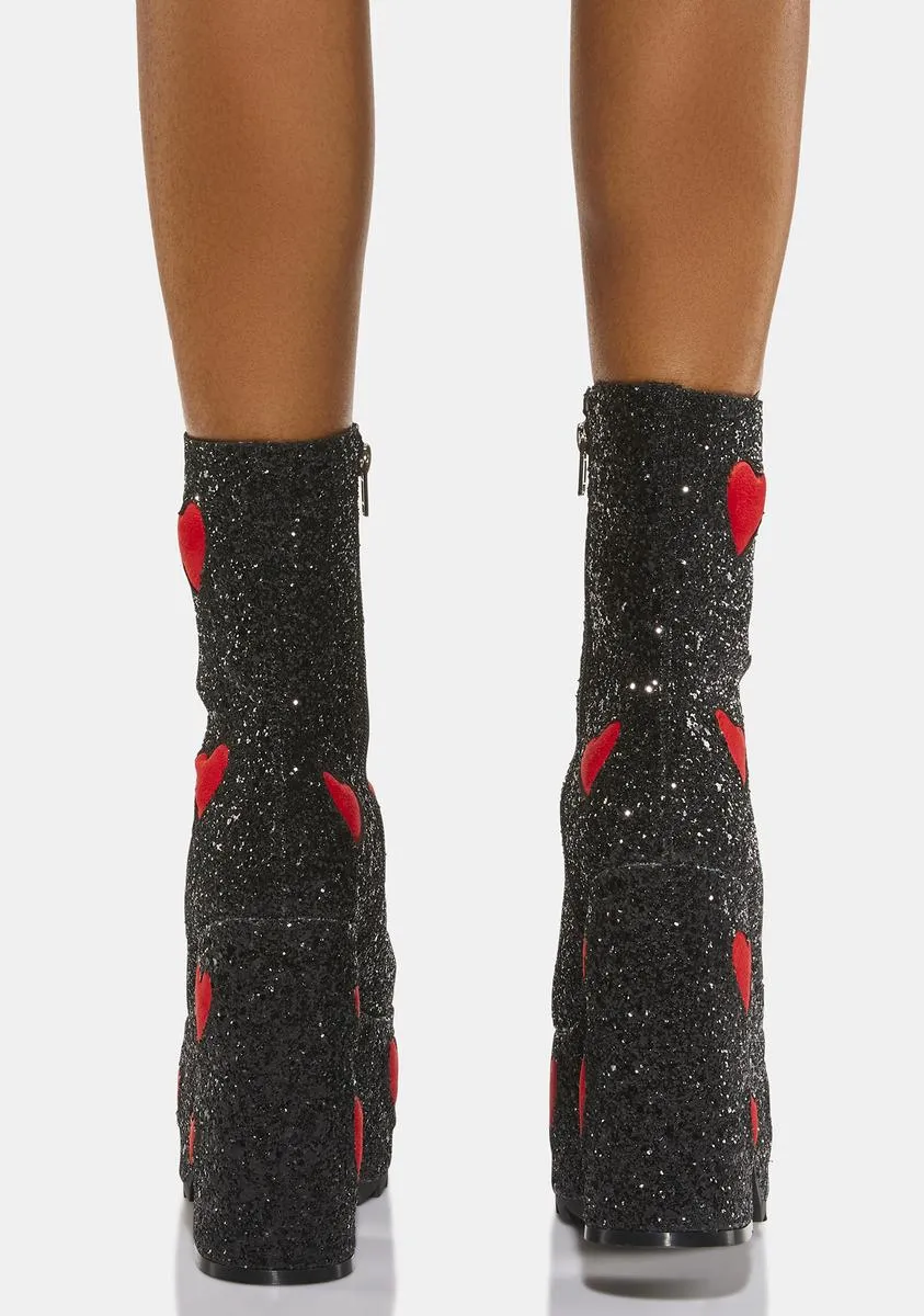 Keeper Glitter Ankle Boots-