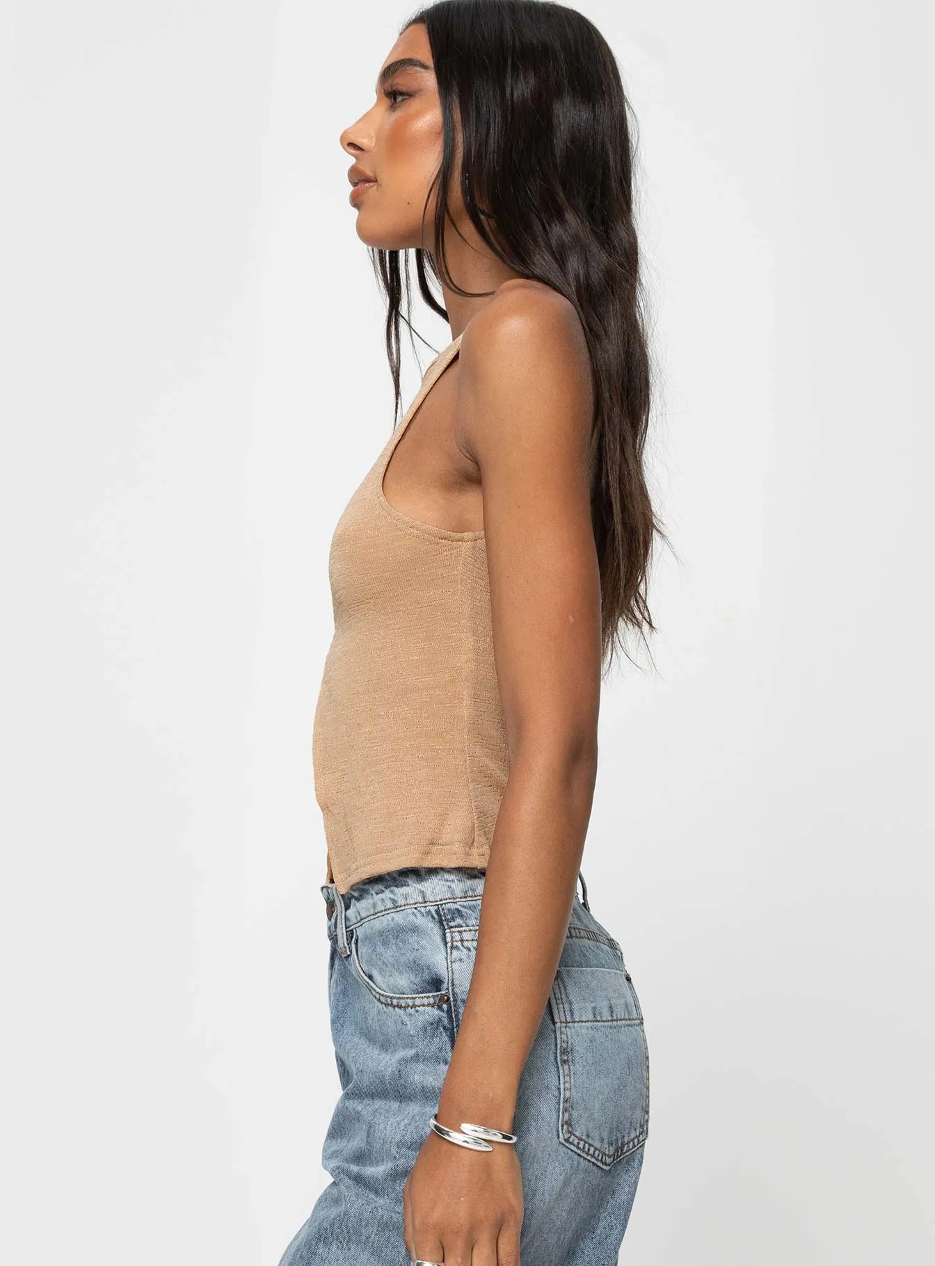 Lantau Tank Top Beige