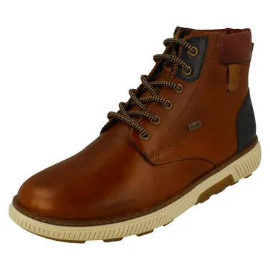 Mens Rieker Lambs Wool Lined Boots With Rieker Tex B3343
