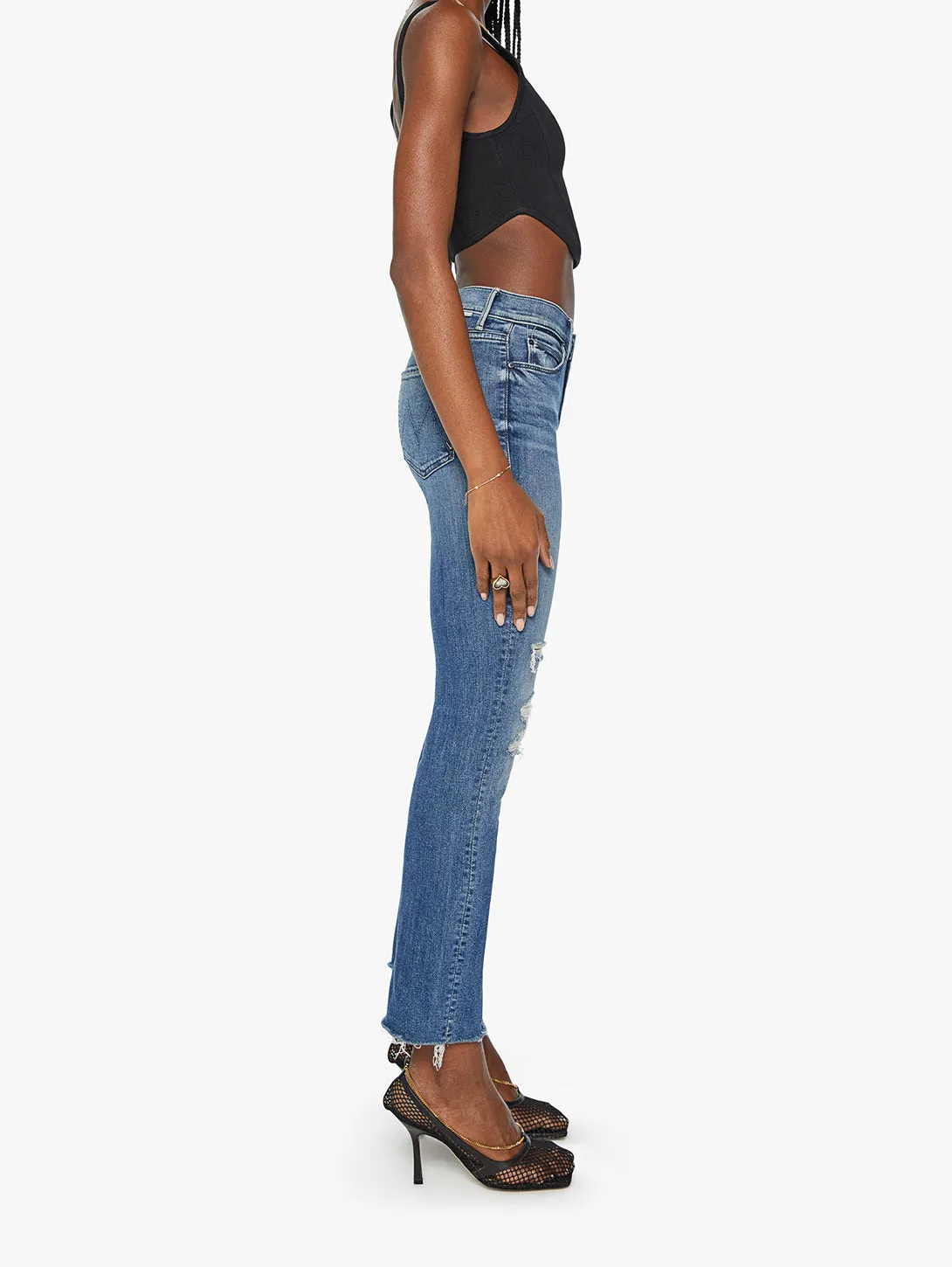 Mid Rise Dazzler Ankle Jean - Weekend Warrior