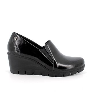 MOCASSINO SLIP-ON CON ZEPPA ENVAL SOFT DONNA IN PELLE NERO 4762811