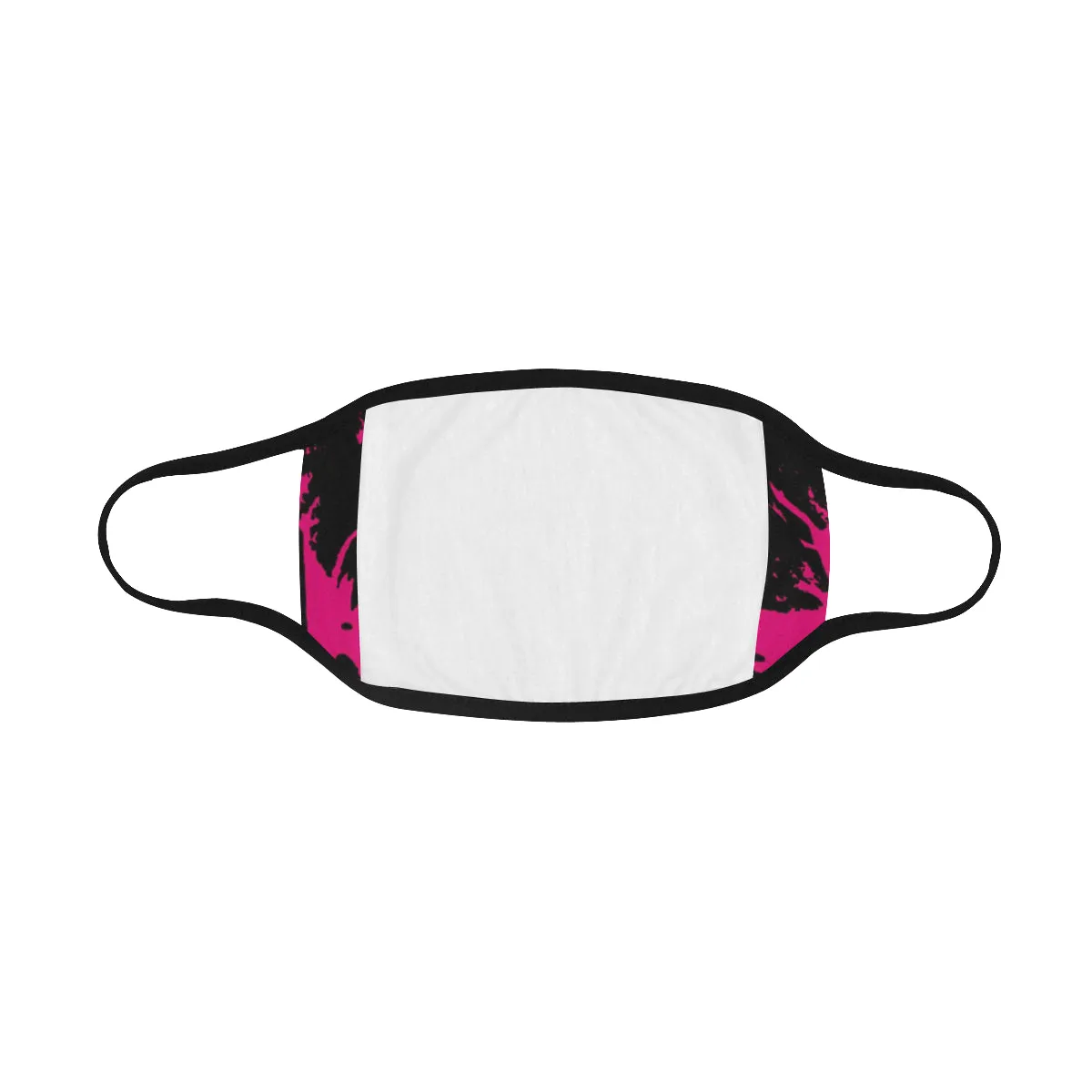 Pink and Black Graffiti Splatter Mouth Mask *Ready To Ship*