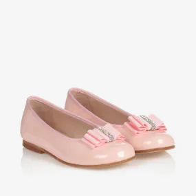 Pink Patent Slip-On Shoes