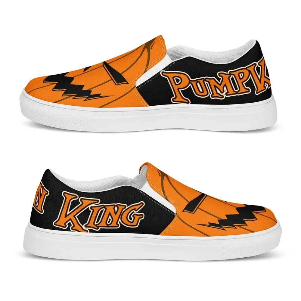 Pumpkin King Halloween Slip On Shoes