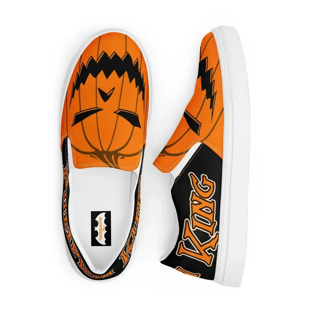 Pumpkin King Halloween Slip On Shoes