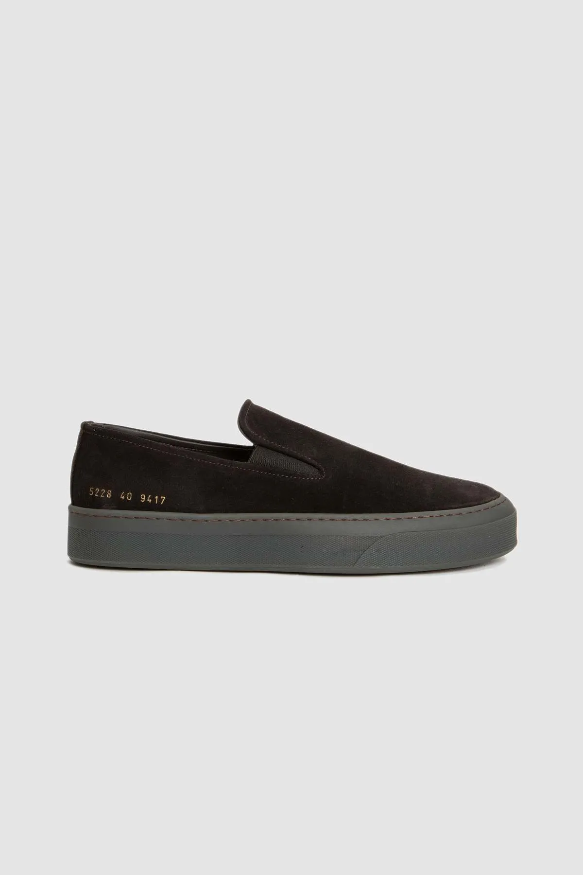 Slip On Shoes - Suede Coffee