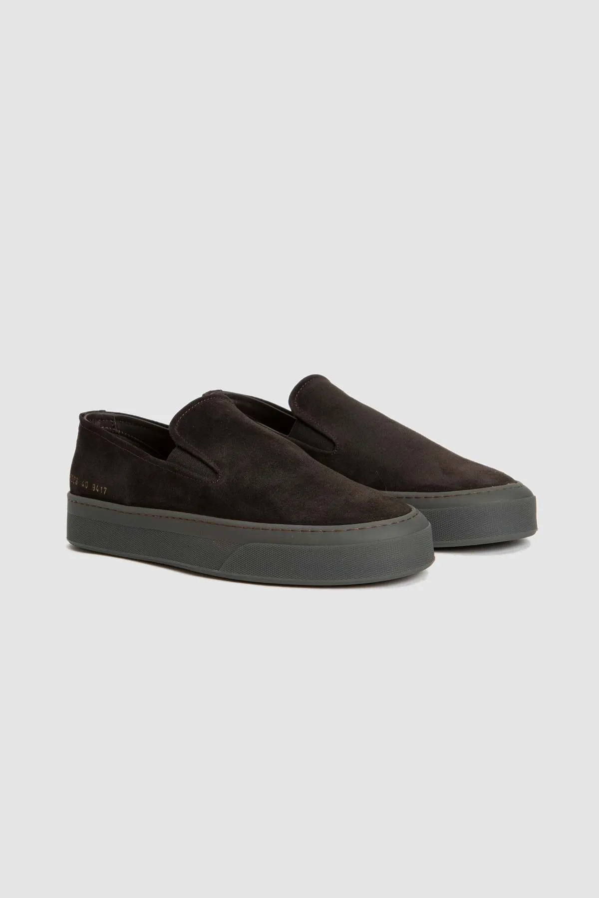 Slip On Shoes - Suede Coffee