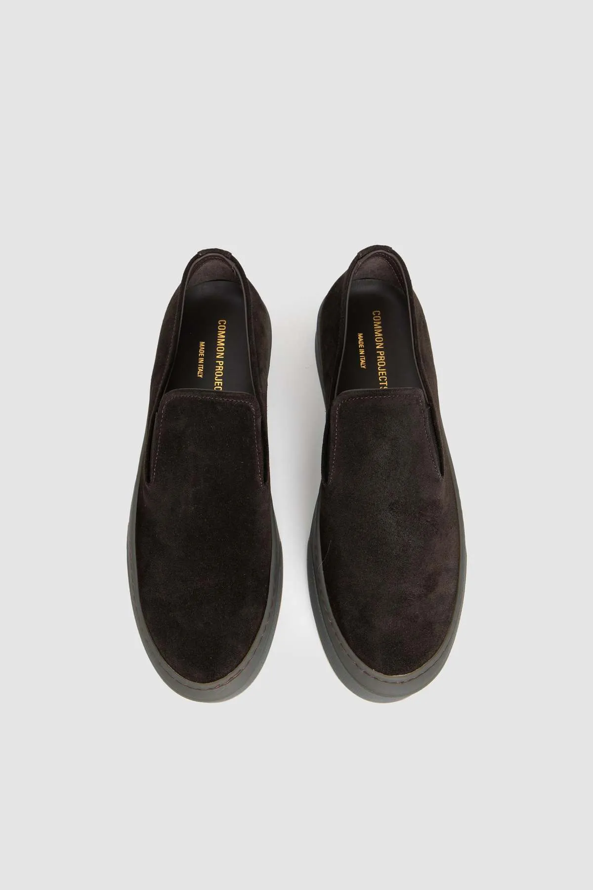 Slip On Shoes - Suede Coffee