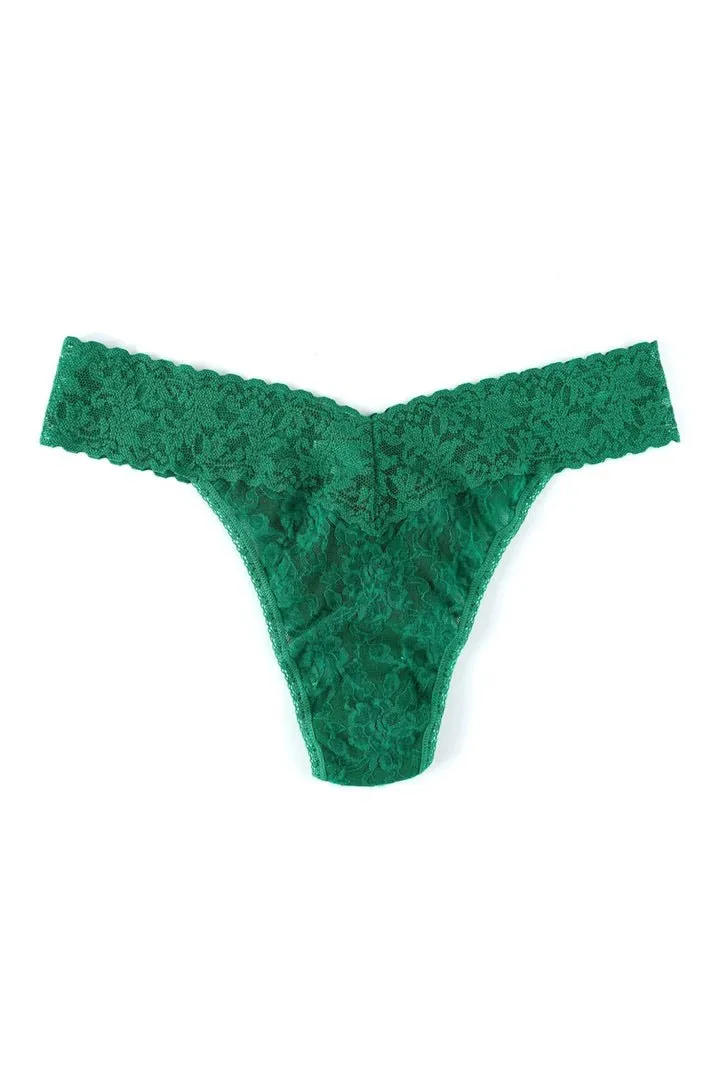 Solid Signature Lace Original Thong