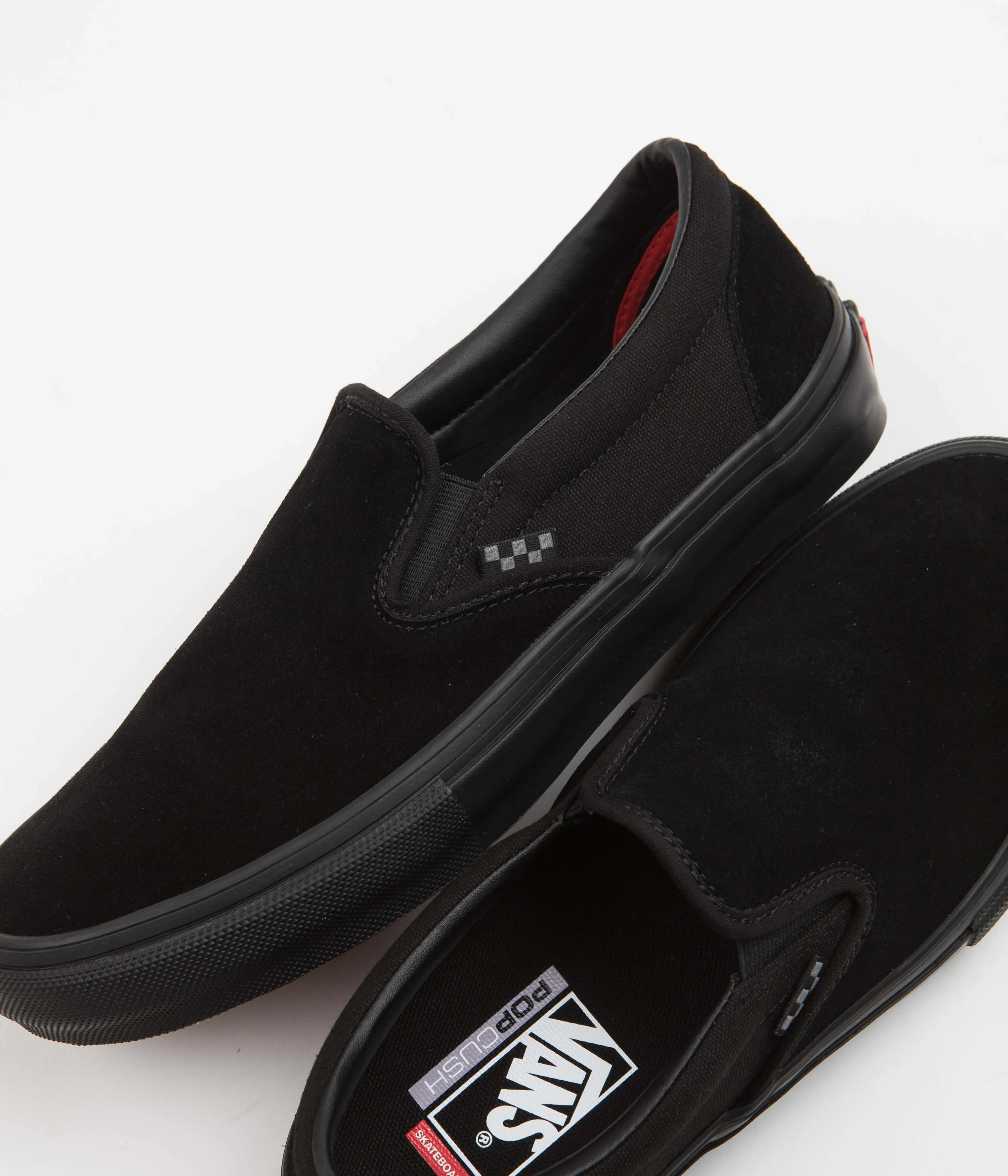 Vans Skate Slip-On Shoes - Black / Black