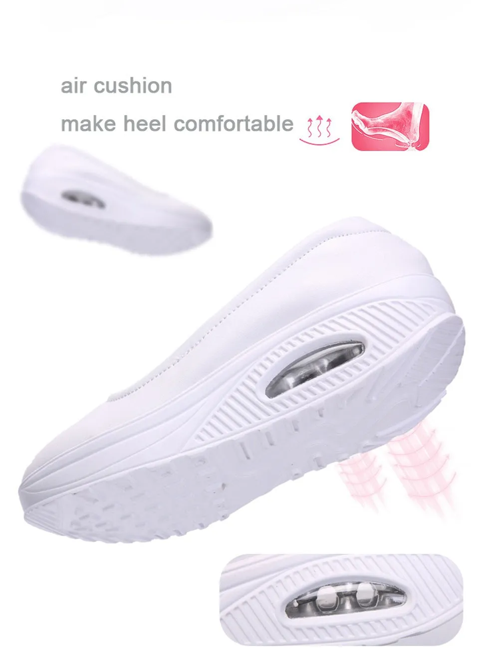 Women's Autumn Black Swing Slip-on Round Toe Solid Casual Shoes